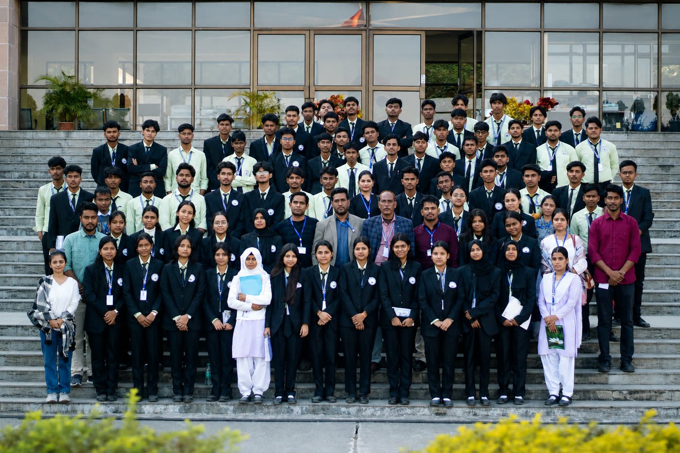 Students and faculty of Quantum Public School, Bilasipara